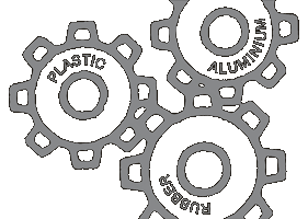 Plastic | Aluminium | Rubber